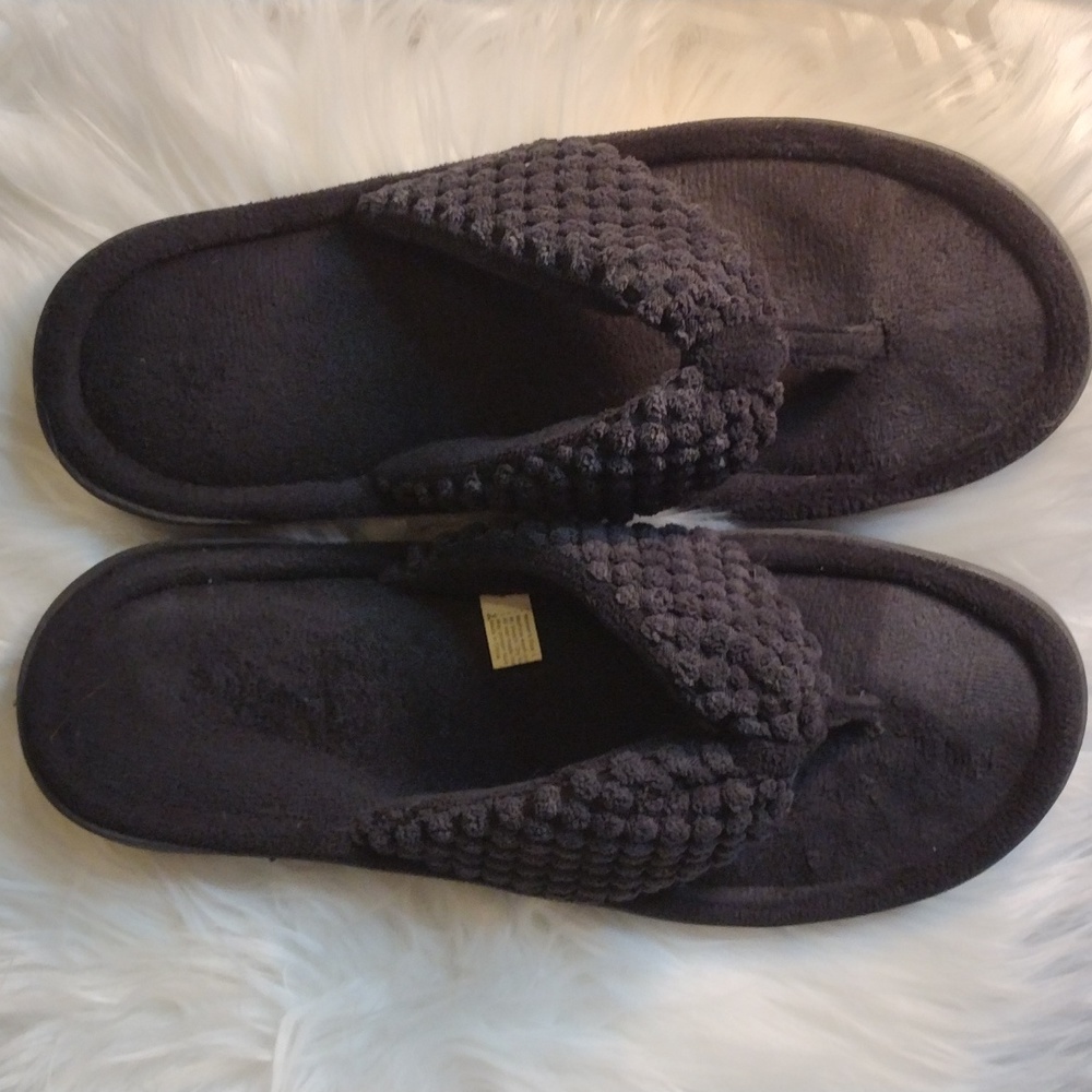 Ultraideas flip flop sandals sz L(40-41)black